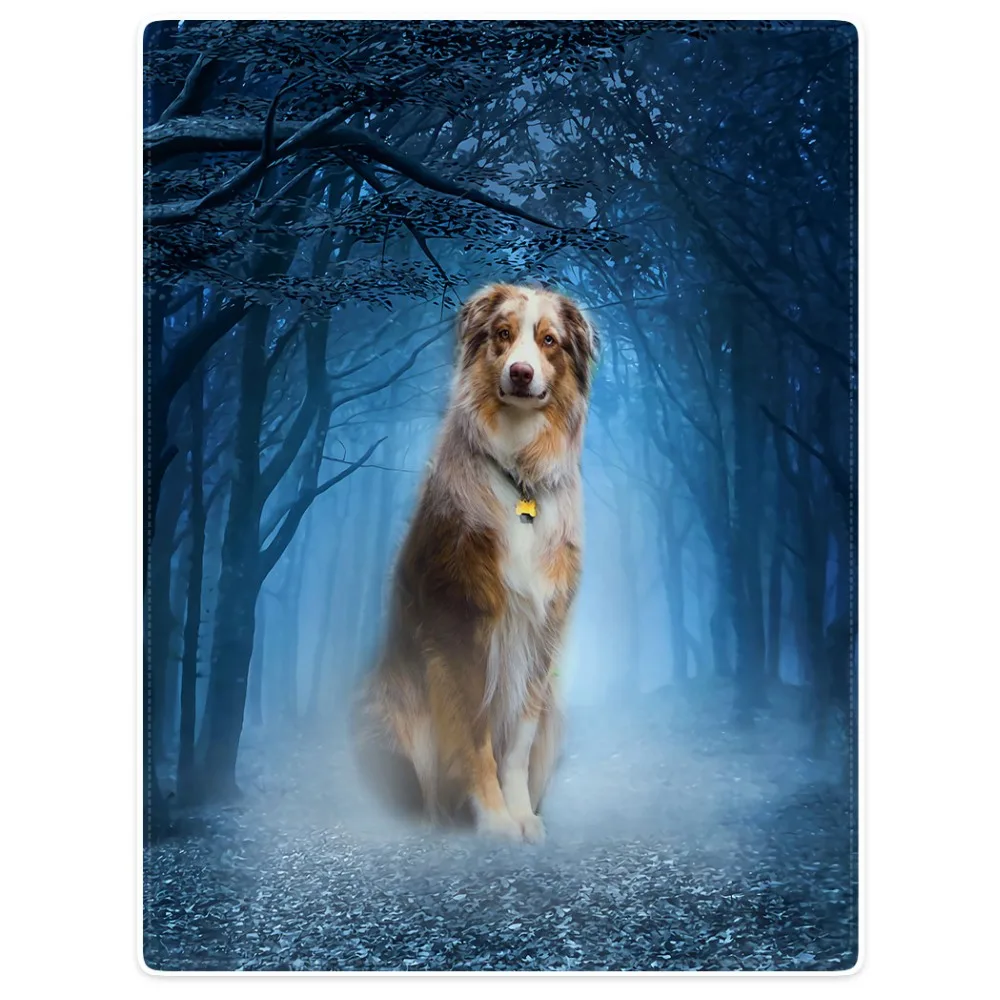 HommomH Blanket Throw Comfort Warm Soft Plush Throw For Sofa Cute Dog Mysterious Forest Blue
HommomH Blanket Throw Comfort Warm Soft Plush Throw For Sofa Cute Dog Mysterious Forest Blue