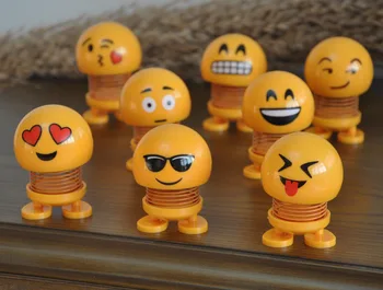1pc expression face series Cute Smile Doll Car universal Ornament Interior Dashboard home Decoration gift Bounce Toys
1pc expression face series Cute Smile Doll Car universal Ornament Interior Dashboard home Decoration gift Bounce Toys