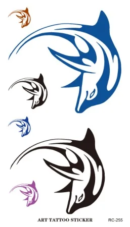 RC2255 Waterproof 3d Tattoo Sticker Color Dolphin Dance Design Large Temporary Tattoo Foil Decal Fake Tattoo Sticker New
RC2255 Waterproof 3d Tattoo Sticker Color Dolphin Dance Design Large Temporary Tattoo Foil Decal Fake Tattoo Sticker New