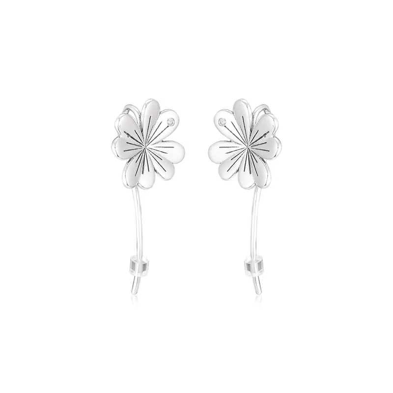 2019 New Fashion 925 Sterling Silver Earrings for Women Spring Drop Earrings Jewelry Lucky Four Leaf Clover Hanging Earrings
2019 New Fashion 925 Sterling Silver Earrings for Women Spring Drop Earrings Jewelry Lucky Four Leaf Clover Hanging Earrings