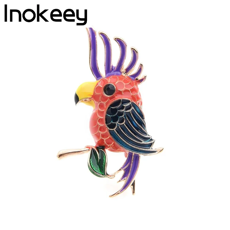 Inokeey Mutlicolor Enamel Parrot Brooch Pins For Women and Men Children Animal Jewelry Gift
Inokeey Mutlicolor Enamel Parrot Brooch Pins For Women and Men Children Animal Jewelry Gift