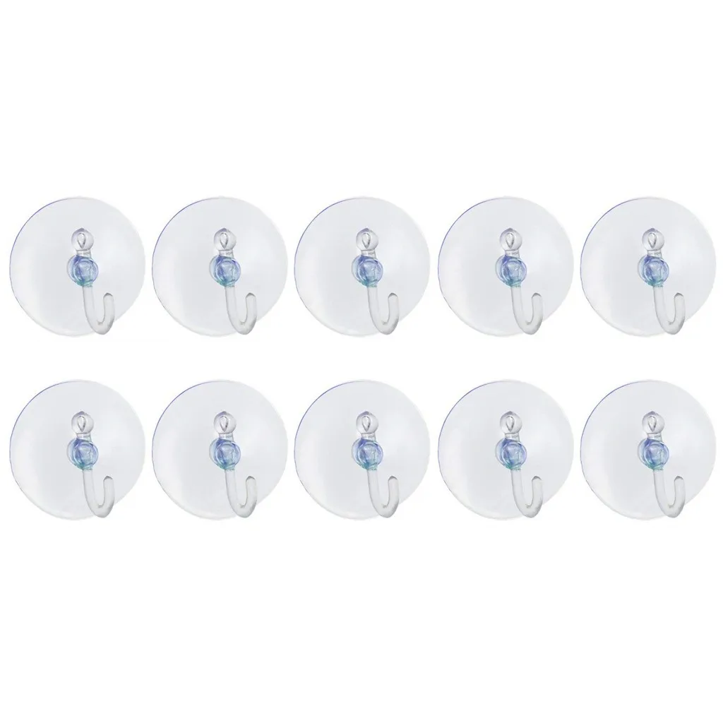 10Pcs Kitchen Bathroom Clear Suction Cup Sucker Hooks Wall Strong Suction Cup Hangers Vacuum Transparent Wall Hooks
10Pcs Kitchen Bathroom Clear Suction Cup Sucker Hooks Wall Strong Suction Cup Hangers Vacuum Transparent Wall Hooks