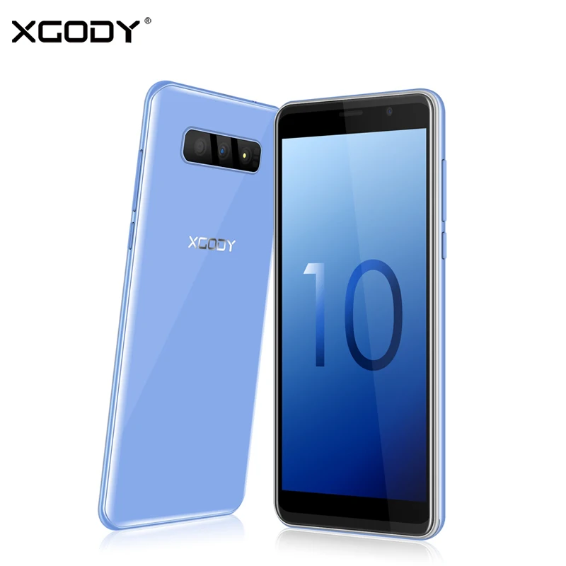 

XGODY S10 3G Dual Sim Smartphone Android 8.1 5.5 Inch 18:9 Mobile Phone 2GB RAM 16GB ROM MTK6580 Quad Core 5MP 2500mAh Cellphone
