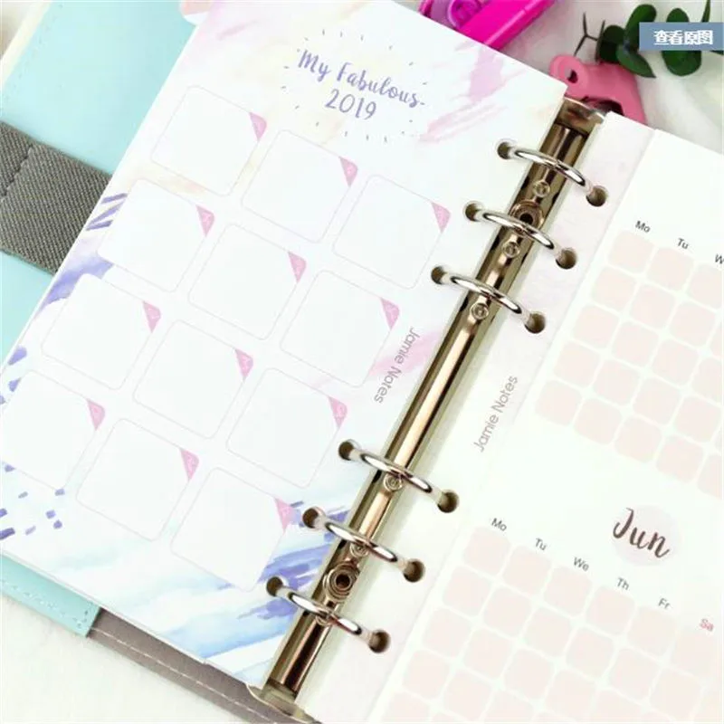 New Creative Cute Cartoon 2019/2020 Calendar index Divider For 6 Holes Classic Diary Binder Weekly Planner Notebooks A5/A6
New Creative Cute Cartoon 2019/2020 Calendar index Divider For 6 Holes Classic Diary Binder Weekly Planner Notebooks A5/A6