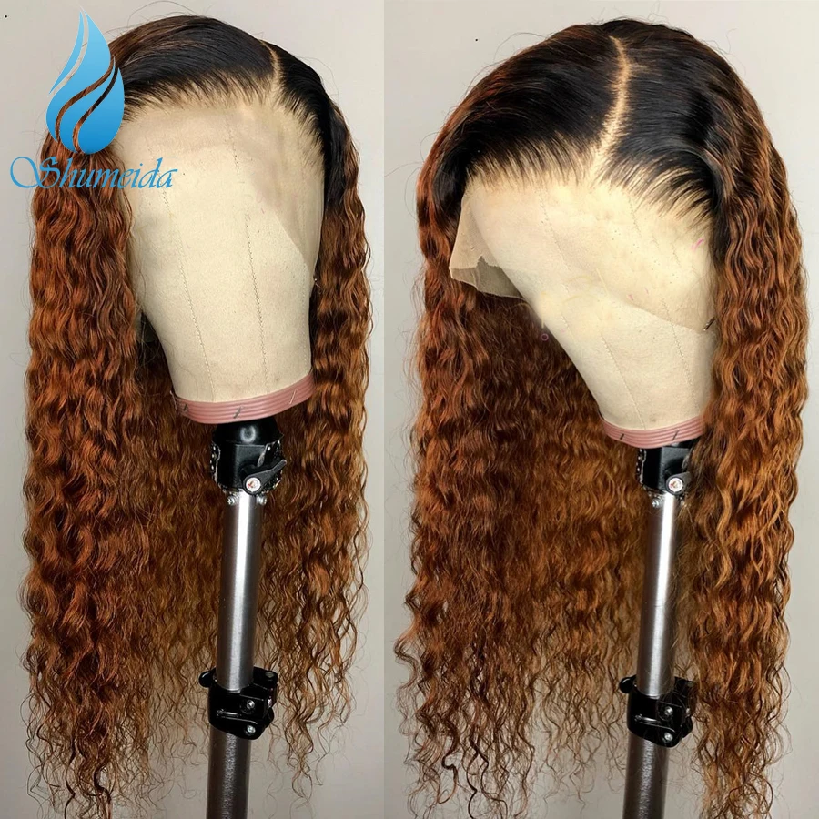 SHD 13*6 Lace Frontal Wig Ombre Color Wigs Curly Human Hair Wigs Pre Plucked Brazilian Hair Wigs For Black Women Remy Lace Wig
SHD 13*6 Lace Frontal Wig Ombre Color Wigs Curly Human Hair Wigs Pre Plucked Brazilian Hair Wigs For Black Women Remy Lace Wig