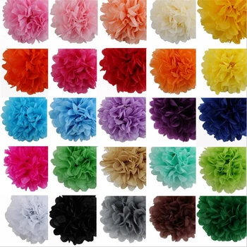 30Pcs/lot 4" 6" 8"(10CM 15CM 20CM) Mix Color Tissue Paper Pom Poms Artificial Flowers For Wedding Car Supplies Home Decoration
30Pcs/lot 4" 6" 8"(10CM 15CM 20CM) Mix Color Tissue Paper Pom Poms Artificial Flowers For Wedding Car Supplies Home Decoration