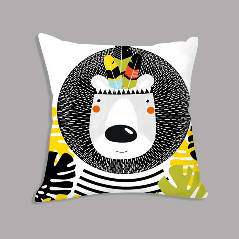 Cartoon Lion Fox Koala Animals Printed Soft Cushion Throw Pillow Velvet Fabric Decorative Cushion for Sofa Home Decor
Cartoon Lion Fox Koala Animals Printed Soft Cushion Throw Pillow Velvet Fabric Decorative Cushion for Sofa Home Decor