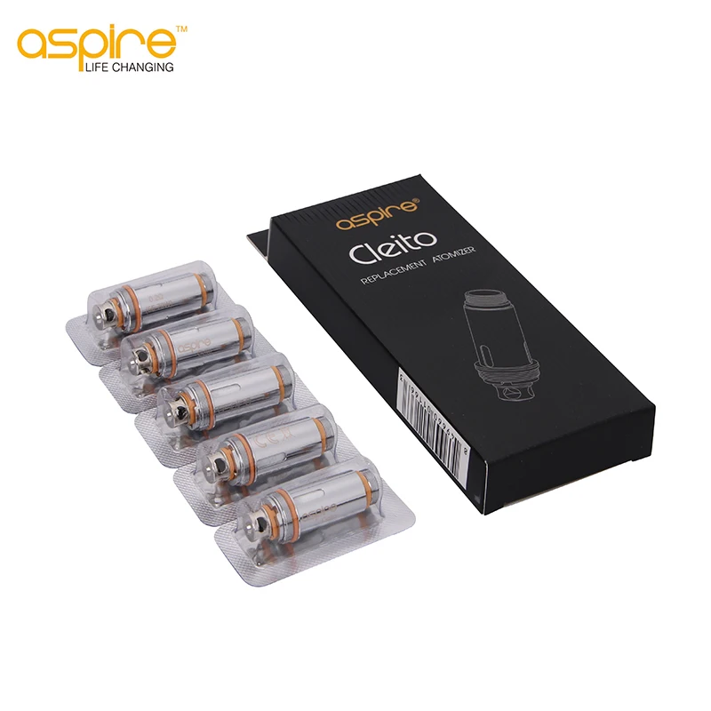 5/10/15 шт. катушка Aspire Cleito двойная Clapton испаритель SS316L Сменная головка атомайзера