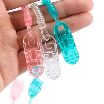 1PC Baby Pacifier Clips Soother Holder Anti Folder Pacifier Clip Chain Dummy Nipple Holder Baby Pram Hook Hanging Strap
1PC Baby Pacifier Clips Soother Holder Anti Folder Pacifier Clip Chain Dummy Nipple Holder Baby Pram Hook Hanging Strap