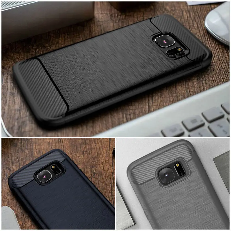 for Samsung Galaxy S8 S9 Plus Case S6 S7 Edge Case New Carbon Fiber Shockproof Silicone TPU Rugged Cover Soft Full Protector
for Samsung Galaxy S8 S9 Plus Case S6 S7 Edge Case New Carbon Fiber Shockproof Silicone TPU Rugged Cover Soft Full Protector