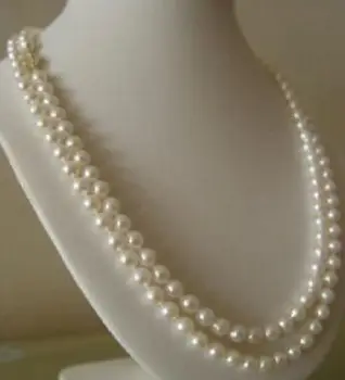 Free shipping hot sale Women Bridal Wedding Jewelry >>7-8 MM White Freshwater Pearl Necklace 90 cm
Free shipping hot sale Women Bridal Wedding Jewelry >>7-8 MM White Freshwater Pearl Necklace 90 cm