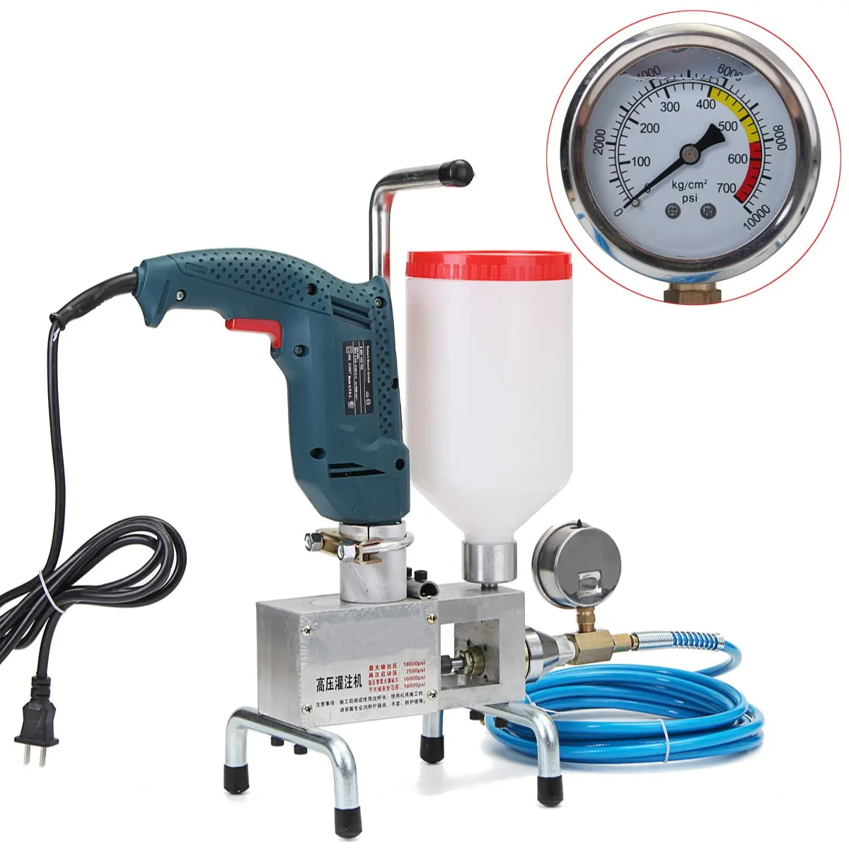 Electric Epoxy Injection Piston Pump Polyurethane Foam Grouting steel Machine
Electric Epoxy Injection Piston Pump Polyurethane Foam Grouting steel Machine