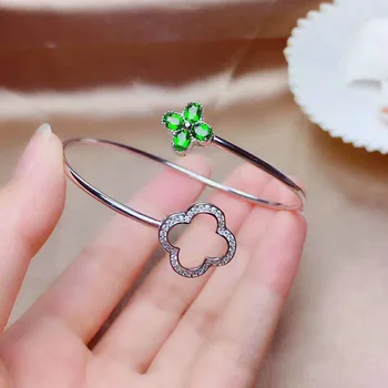 Video! Fidelity natural 3*4mm diopside Bangles s925 sterling silver flowers fine jewelry for women party green gemstone
Video! Fidelity natural 3*4mm diopside Bangles s925 sterling silver flowers fine jewelry for women party green gemstone