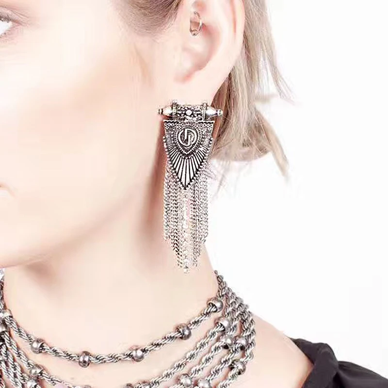 2019 Fashion Jewelry Vintage Long Tassel Statement Earrings For Women Party Gift Boho Dangle Drop Earrings
2019 Fashion Jewelry Vintage Long Tassel Statement Earrings For Women Party Gift Boho Dangle Drop Earrings