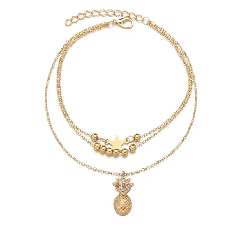 Ankle Chain Pineapple Pendant Anklet Beaded 2019 Summer Beach Foot Jewelry Fashion Style Anklets for Women Best Gift
Ankle Chain Pineapple Pendant Anklet Beaded 2019 Summer Beach Foot Jewelry Fashion Style Anklets for Women Best Gift