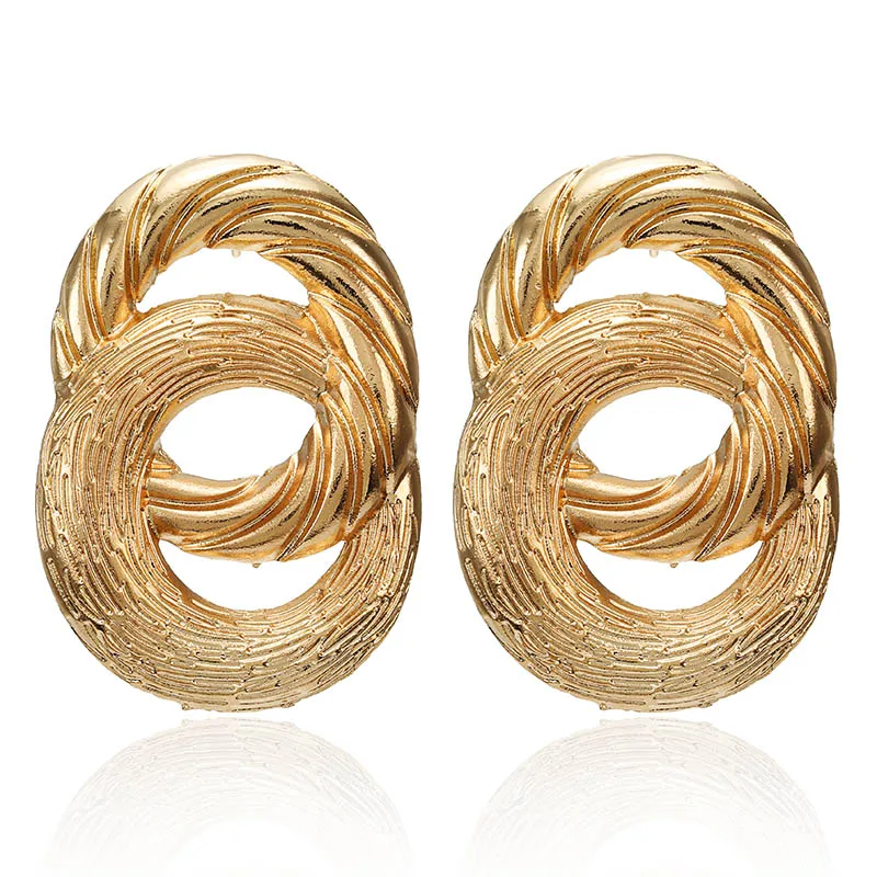 113 Crossed Metal Loops Dangle Earrings Women Punk Gold Color Maxi Statement Earrings Party Jewelry Christmas Gift
113 Crossed Metal Loops Dangle Earrings Women Punk Gold Color Maxi Statement Earrings Party Jewelry Christmas Gift