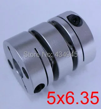 5x6.35 Double diaphragm Disc coupling ,electric elastic coupler screw rod Stepper servo motor encoder shaft coupling D26 L35
5x6.35 Double diaphragm Disc coupling ,electric elastic coupler screw rod Stepper servo motor encoder shaft coupling D26 L35