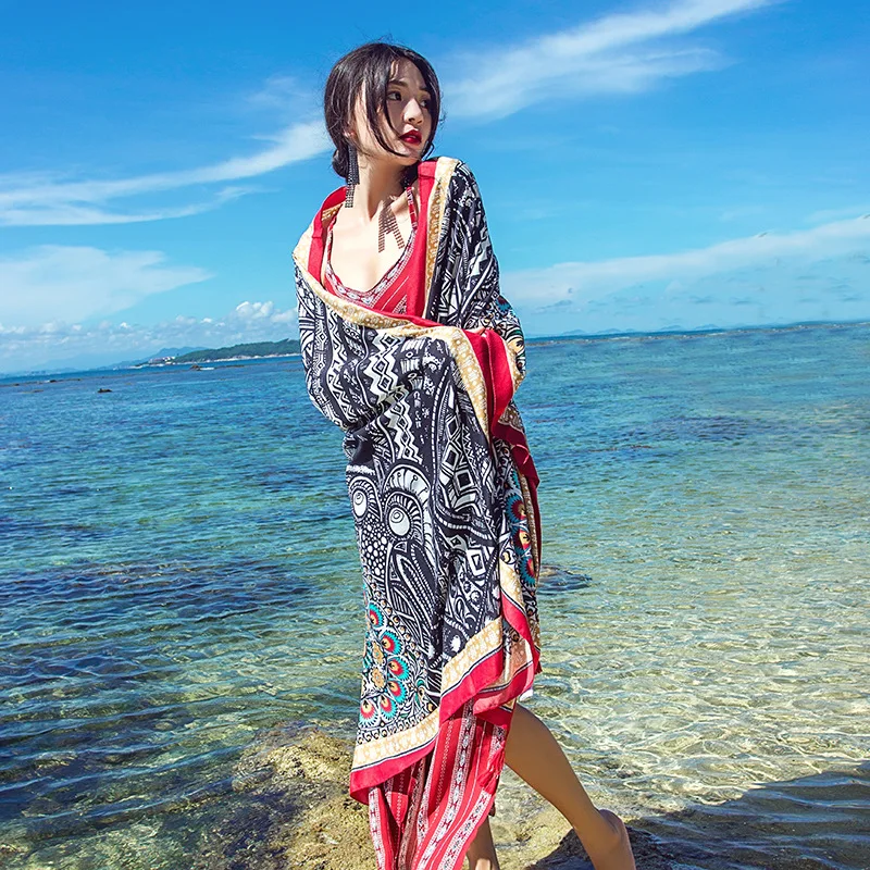 Bohemian Oversized Cotton Scarf Female Spring Summer Beach Towel Feather Scarf Shawl Crinkle Hijab Luxury Bufanda Mujer
Bohemian Oversized Cotton Scarf Female Spring Summer Beach Towel Feather Scarf Shawl Crinkle Hijab Luxury Bufanda Mujer