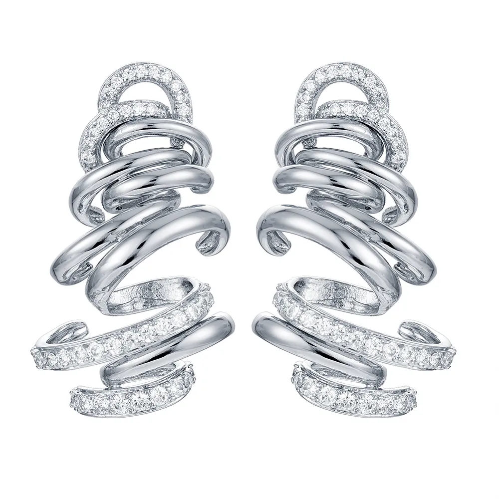 GODK Tornado Design Luxury Sandstorm Statement Drop Earrings For Women Wedding Cubic Zircon Party Dubai Silver Bridal Jewelry
GODK Tornado Design Luxury Sandstorm Statement Drop Earrings For Women Wedding Cubic Zircon Party Dubai Silver Bridal Jewelry