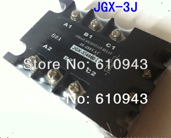 JGX-3J-4860Z load voltage 40-480VAC control voltage 90-240VAC Three phase Solid state relay SSR relay Free shipping
JGX-3J-4860Z load voltage 40-480VAC control voltage 90-240VAC Three phase Solid state relay SSR relay Free shipping