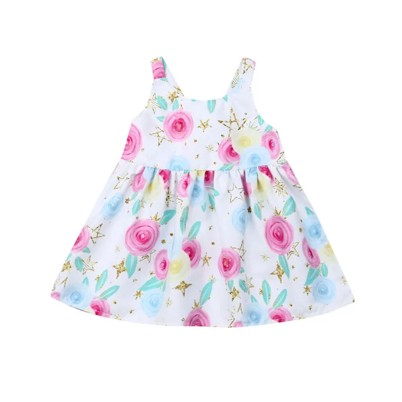 Summer Toddler Girl Infant Princess Sleeveless Sling Floral Star Print Party Dress Sundress Clothes 0-24M
Summer Toddler Girl Infant Princess Sleeveless Sling Floral Star Print Party Dress Sundress Clothes 0-24M