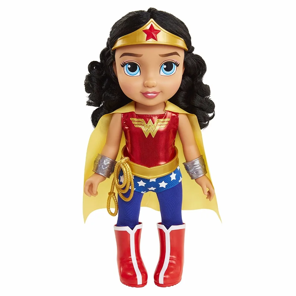 Original DC SUPPER Hero Girls WONDER WOMAN 37cm Princess Toddler Doll girl's gift Color box Hair can be combed Lovely
Original DC SUPPER Hero Girls WONDER WOMAN 37cm Princess Toddler Doll girl's gift Color box Hair can be combed Lovely
