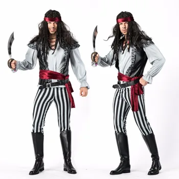 2020 Men's Pirates Of The Caribbean Halloween Cosplay Costumes For Boys One Size Party Fancy Dress Games Costume
2020 Men's Pirates Of The Caribbean Halloween Cosplay Costumes For Boys One Size Party Fancy Dress Games Costume