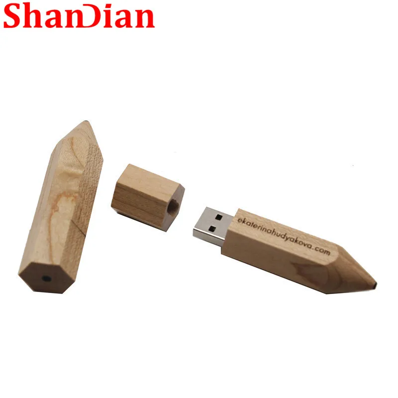 SHANDIAN customer LOGO wooden pencil USB flash drive U disk creative gift pendrive 4GB 8GB 16GB 32GB memory stick wholesale
SHANDIAN customer LOGO wooden pencil USB flash drive U disk creative gift pendrive 4GB 8GB 16GB 32GB memory stick wholesale