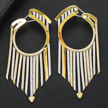 GODKI 80mm MAXI Trendy Long Women Earrings in Jewelry Charms Full Cubic Zirconia Dangle Drop Earrings Statement african Jewelry
GODKI 80mm MAXI Trendy Long Women Earrings in Jewelry Charms Full Cubic Zirconia Dangle Drop Earrings Statement african Jewelry