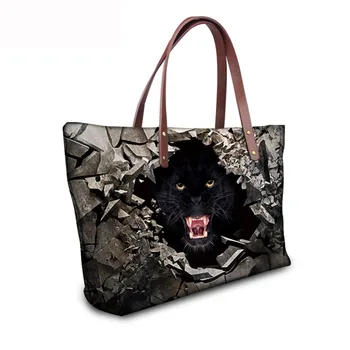 Noisydesigns 2018 fashion women handbag hologram Crushed Stone hole wild animal Printed women's large shopper bag girls ladies f
Noisydesigns 2018 fashion women handbag hologram Crushed Stone hole wild animal Printed women's large shopper bag girls ladies f