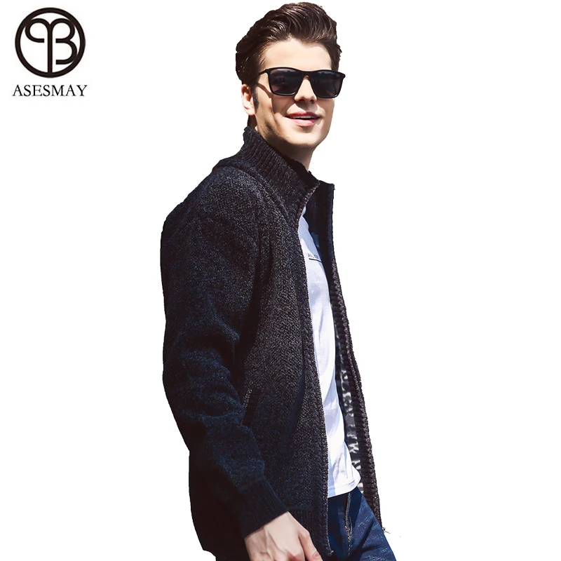 Asesmay 2018 Spring Winter Men Sweaters Knitted Solid Sweater Male Cardigan Fashion Brand Clothing Plus Size Knitwear Hot Sale
Asesmay 2018 Spring Winter Men Sweaters Knitted Solid Sweater Male Cardigan Fashion Brand Clothing Plus Size Knitwear Hot Sale