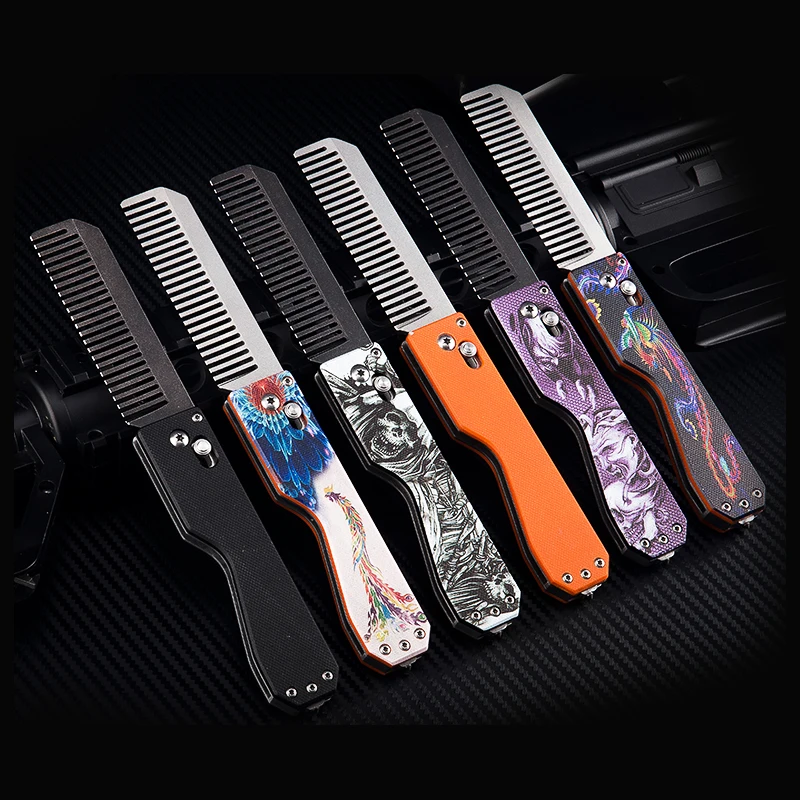 H1096 Tungsten steel folding tactical defense comb self-defense broken window cutting rope hair comb comb EDC equipment
H1096 Tungsten steel folding tactical defense comb self-defense broken window cutting rope hair comb comb EDC equipment