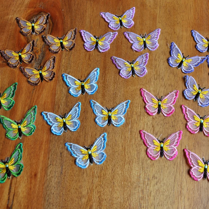 10PCS Multicolor Diy Stereo Double Layer Butterfly Embroidery Lace Fabric Applique Patch Stickers Clothes Decoration RS754
10PCS Multicolor Diy Stereo Double Layer Butterfly Embroidery Lace Fabric Applique Patch Stickers Clothes Decoration RS754