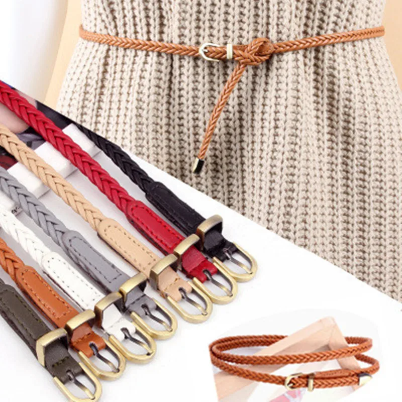 1PC women's belt fashion candy color PU high quality dress pin buckle ladies belt ultra-thin woven thin section narrow
1PC women's belt fashion candy color PU high quality dress pin buckle ladies belt ultra-thin woven thin section narrow