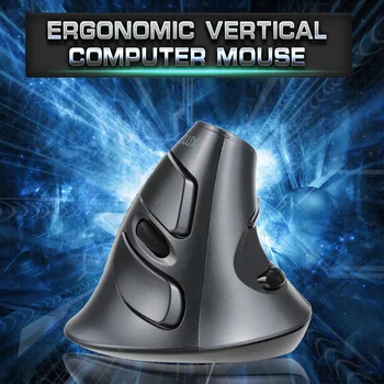 Delux 2.4G Wireless Ergonomic Vertical Optical Mouse Computer Mice Adjustable 1600 DPI 5D Buttons with Removable Palm Rest
Delux 2.4G Wireless Ergonomic Vertical Optical Mouse Computer Mice Adjustable 1600 DPI 5D Buttons with Removable Palm Rest