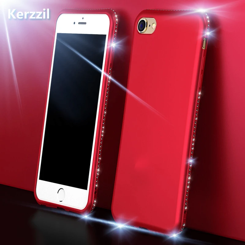 Роскошный блестящий чехол Kerzzil для iPhone 5 SE 5S блестящие мягкие Матовые чехлы из ТПУ