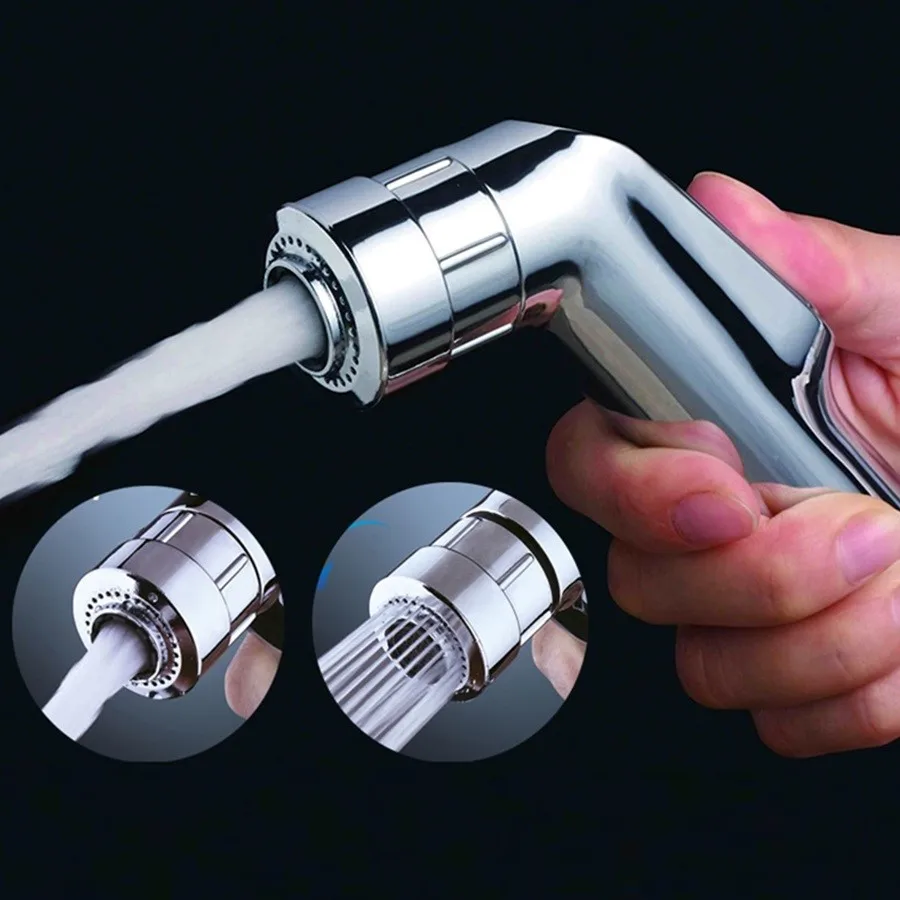 Description Picture 2 of itemModern Bath Toilets Shower Spray Gun Double Mode Toliet Bidet Faucet Bathroom Hardware Hand Held Portable Bidet Sprayer-