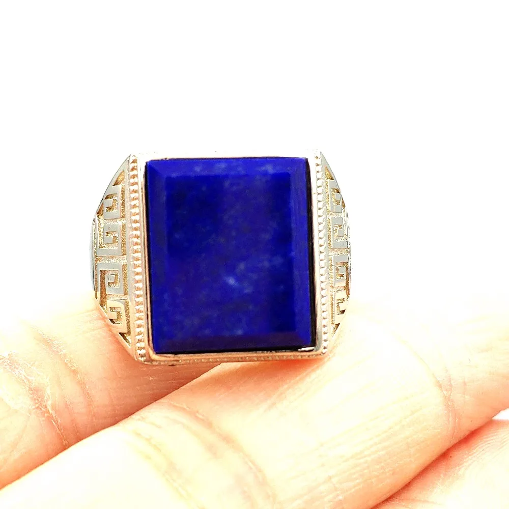 Top Quality Natural Lapis Lazuli Royal Blue Adjustable Wedding Man Ring Best Gemstone 17x14mm Beads Prayer Ring Woman Man AAAAA
Top Quality Natural Lapis Lazuli Royal Blue Adjustable Wedding Man Ring Best Gemstone 17x14mm Beads Prayer Ring Woman Man AAAAA