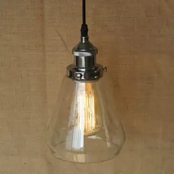 LOFT Industrial Hanging clear glass shade Pendant Lamp with Edison Light bulb|Kitchen Lights and Cabinet Lights 
LOFT Industrial Hanging clear glass shade Pendant Lamp with Edison Light bulb|Kitchen Lights and Cabinet Lights