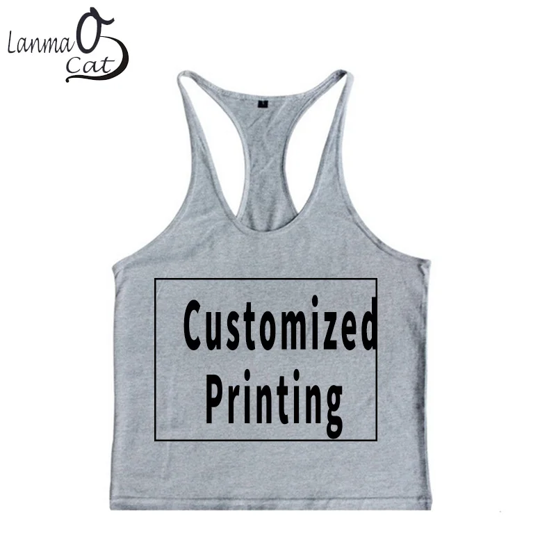 Lanmaocat Men Custom Print Summer Vest Print Fitness Muscle Vest Tank Tops Bodybuilding Workout Vest Plus Size Free Shipping
Lanmaocat Men Custom Print Summer Vest Print Fitness Muscle Vest Tank Tops Bodybuilding Workout Vest Plus Size Free Shipping