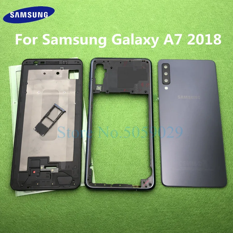 For Samsung Galaxy A7 2018 A750 SM-A750F Middle Front Frame Full Housing Rear Case Bezel Holder Frame Back Glass Cover door
For Samsung Galaxy A7 2018 A750 SM-A750F Middle Front Frame Full Housing Rear Case Bezel Holder Frame Back Glass Cover door
