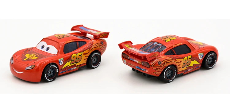 Disney Pixar Cars 2 3 Metal Diecast Vehicle Lightning McQueen Mater Jackson Storm Ramirez Car Toy Boy Kid Toys Christmas Gift