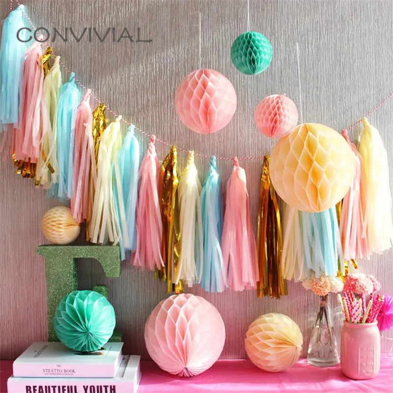 Soild Color Tissue Paper Tassels Garland Wedding Birthday Baby Shower Party Thanksgiving Christmas Grand Event Party Decoration
Soild Color Tissue Paper Tassels Garland Wedding Birthday Baby Shower Party Thanksgiving Christmas Grand Event Party Decoration