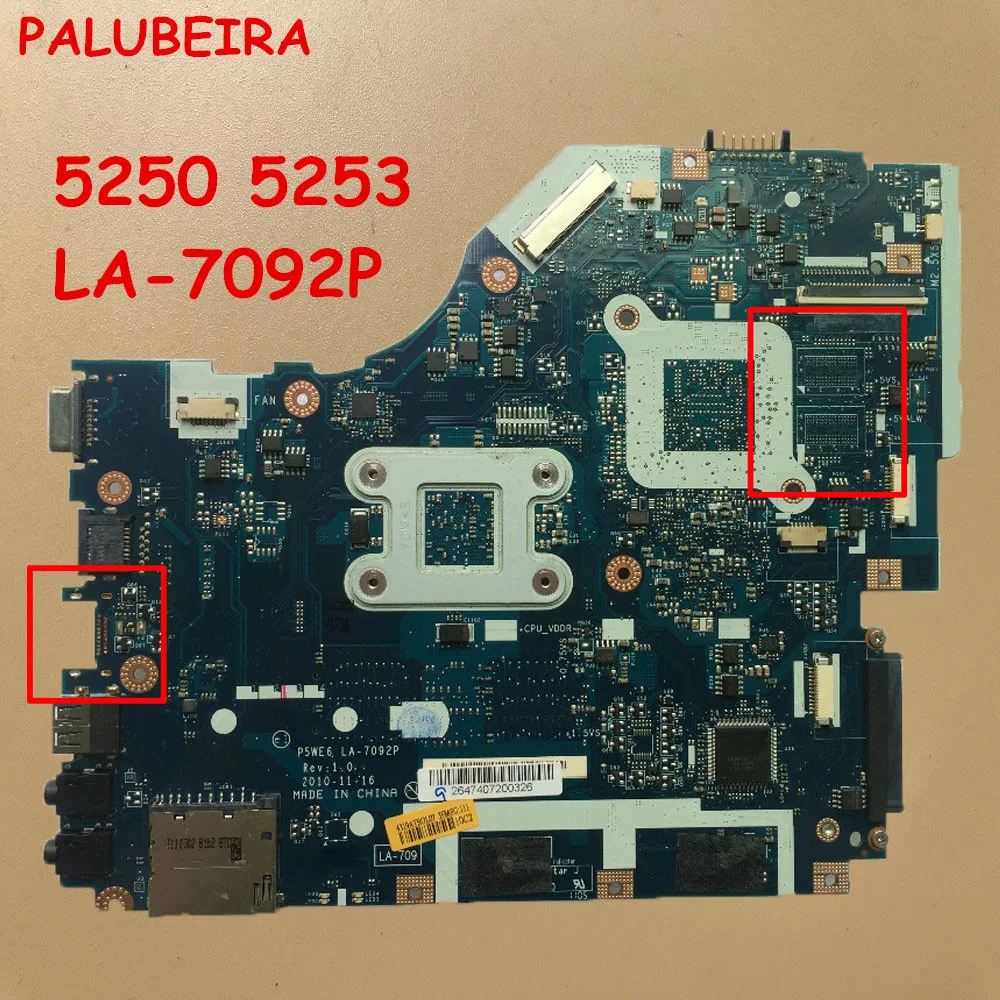 PALUBEIRA MBRJY02001 LA-7092P for ACER ASPIRE 5250 5253 laptop motherboard ddr3 No HDMI
PALUBEIRA MBRJY02001 LA-7092P for ACER ASPIRE 5250 5253 laptop motherboard ddr3 No HDMI