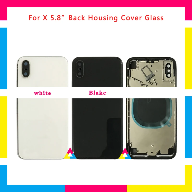High Quality Back Housing cover Battery Cover Rear Door Chassis Frame For iphone X / XS 5.8'' / XS Max 6.5'' / XR 6.1'' 
High Quality Back Housing cover Battery Cover Rear Door Chassis Frame For iphone X / XS 5.8'' / XS Max 6.5'' / XR 6.1''