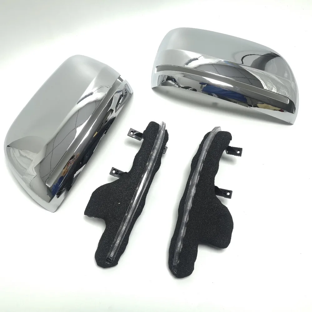 Accessories Replace Dynamic LED Mirror Turn Signal Light + Mirror Cover For Toyota Land Cruiser LC200 Prado FJ150 2010-2019 
Accessories Replace Dynamic LED Mirror Turn Signal Light + Mirror Cover For Toyota Land Cruiser LC200 Prado FJ150 2010-2019