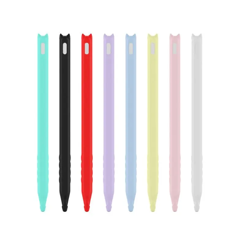 Cute Cat Ear Anti-scroll Silicone Protective Pouch Cap Holder Nib Cover Protective case Skin For Apple Pencil 2nd Generation
Cute Cat Ear Anti-scroll Silicone Protective Pouch Cap Holder Nib Cover Protective case Skin For Apple Pencil 2nd Generation
