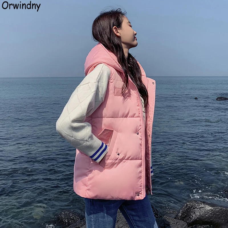 Orwindny 2019 New Casual Autumn And Winter women's vest Hooded Vests For Women Thick Warm Waistcoat Outerwear Female Tops S-2XL
Orwindny 2019 New Casual Autumn And Winter women's vest Hooded Vests For Women Thick Warm Waistcoat Outerwear Female Tops S-2XL