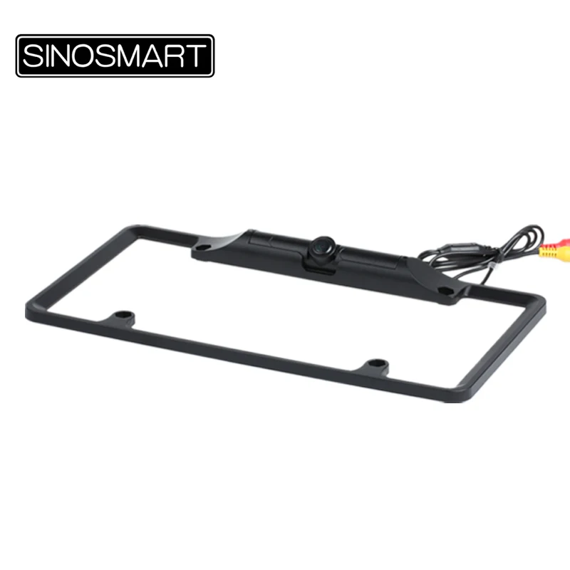 SINOSMART USA Standard Parking Reverse Backup Number Plate Frame Camera with Adjustable View Angle
SINOSMART USA Standard Parking Reverse Backup Number Plate Frame Camera with Adjustable View Angle