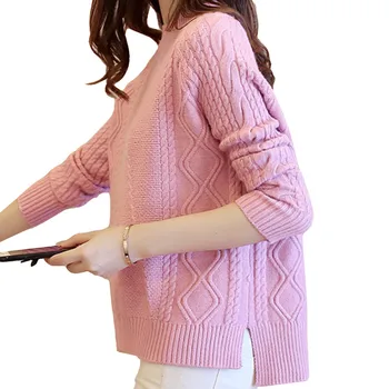 2018 Autumn Winter Loose Thin Sweater Knit High Elastic Jumper Women Sweaters Long Sleeve Female Elegant Pullover Knitwear S52
2018 Autumn Winter Loose Thin Sweater Knit High Elastic Jumper Women Sweaters Long Sleeve Female Elegant Pullover Knitwear S52
